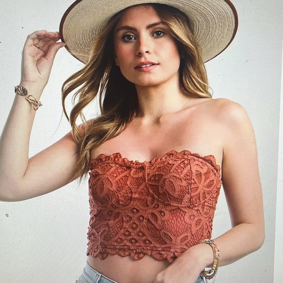 Free People Adella Strapless Corset Bralette - Picture 8 of 8